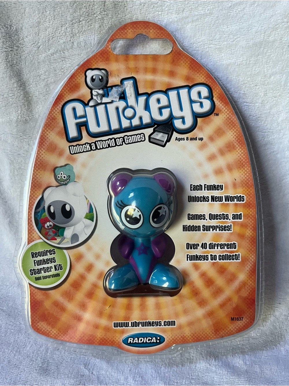 2007 U.B. Radical Funkeys Blue And Purple RARE New